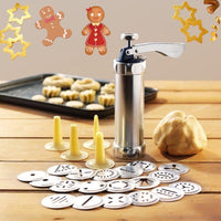 Plätzli - Edelstahl Plätzchenmaschine (20 Formen + 4 Spritztüllen) - Waagemann