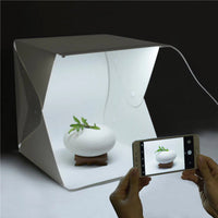 Professionelles LED Fotostudio - Faltbare Fotobox mit LED - Waagemann