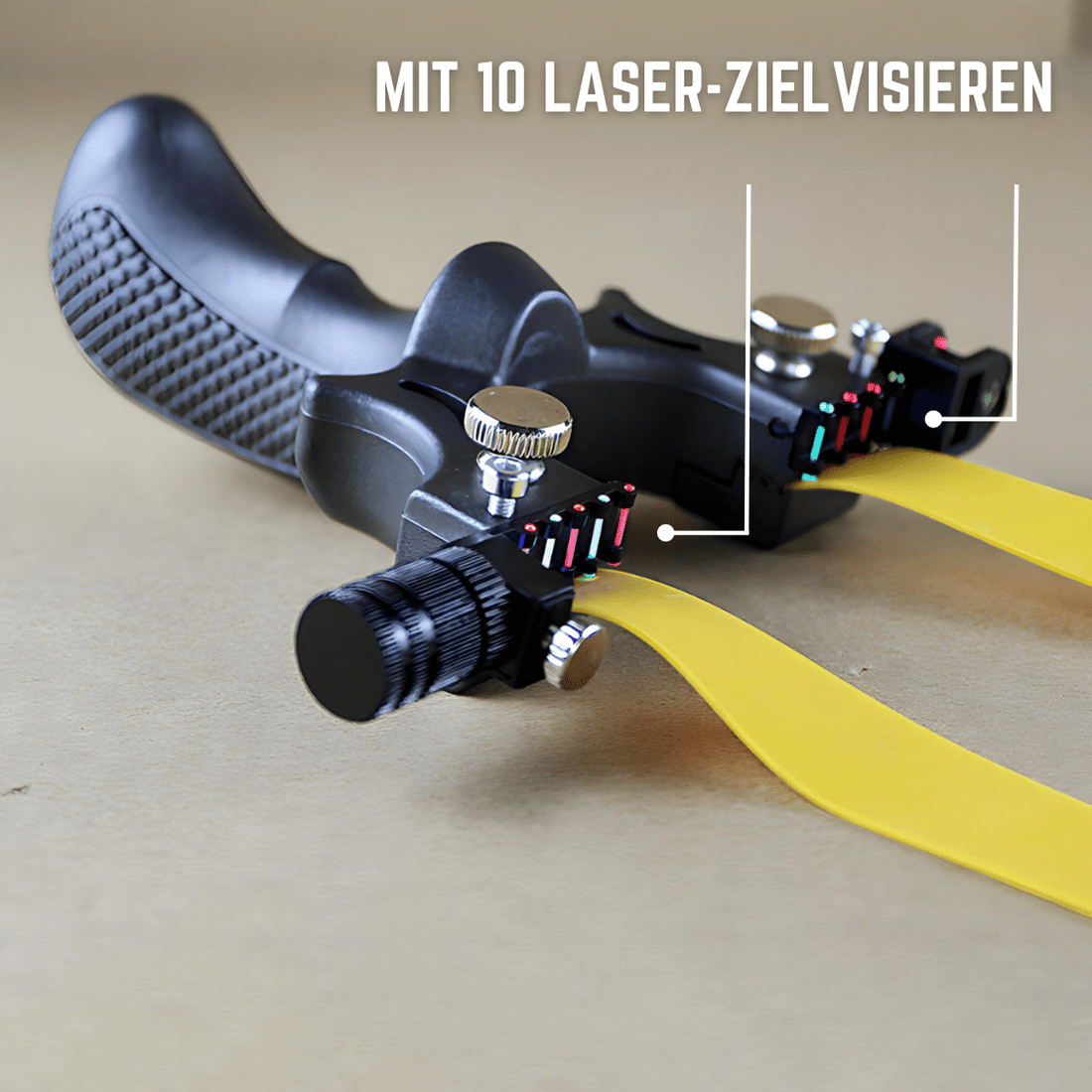 PROFI JAGDSCHLEUDER MIT Zielvisier-Katapult-Kits Und Lampenschleuder Zwille EUR 29,74 - DE