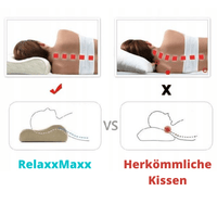 RelaxxMaxx - Ergonomisches Schlaf-Kissen mit Formgedächtnis (Memory-Foam) - Waagemann