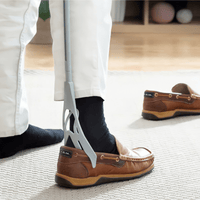 Schuhlöffel für Socken und Schuhe mit Entferner - Waagemann