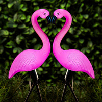 Solar Flamingo-Gartenleuchten 3er Set - Waagemann