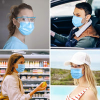 SONDERANGEBOT - Atmungsaktive Mund- und Nasenschutzmaske 3-lagig - 50er Packung - Waagemann