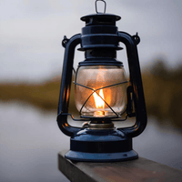 Sturmlaterne Petroleumlampe Öllampe Camping Outdoor Laterne 24cm - Waagemann