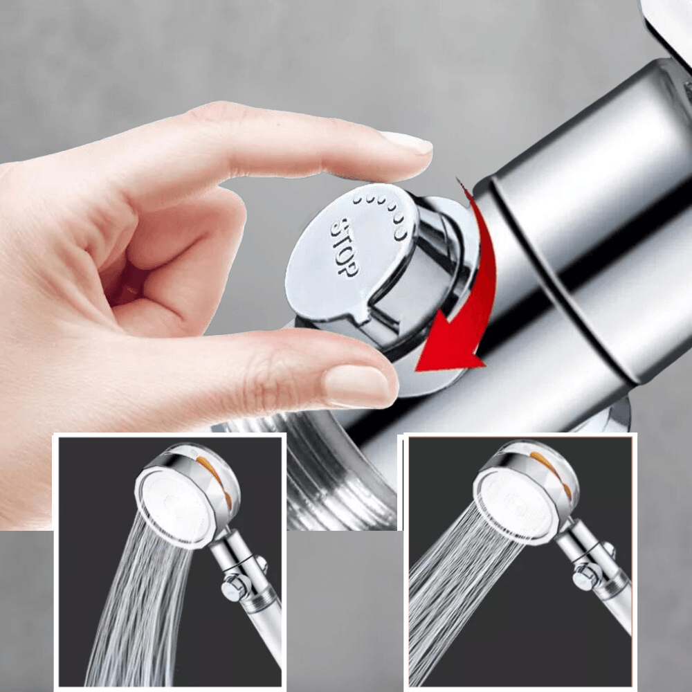 VortexPro® – Wassersparender Turbodruck Duschkopf - Waagemann