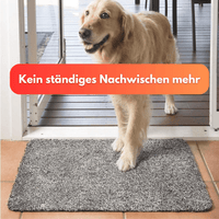 WAAGEMANN Hunde Schmutzfangmatte Saugfähig Waschbar Ohne Rand Rutschfest (70x45cm) - Waagemann