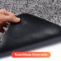 WAAGEMANN Hunde Schmutzfangmatte Saugfähig Waschbar Ohne Rand Rutschfest (70x45cm) - Waagemann