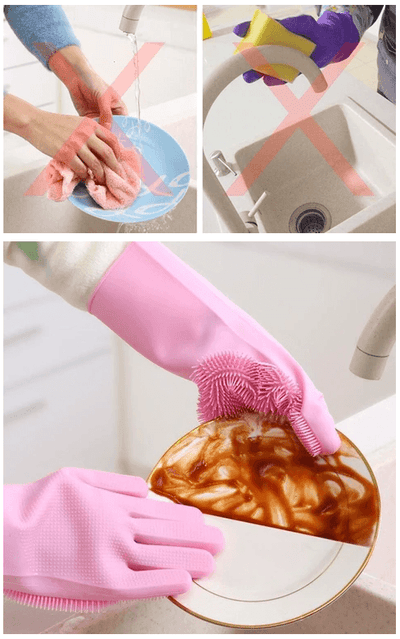 Waagemann HYPER Borsten Reinigungs-Handschuhe