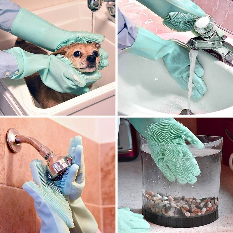 Waagemann HYPER Borsten Reinigungs-Handschuhe