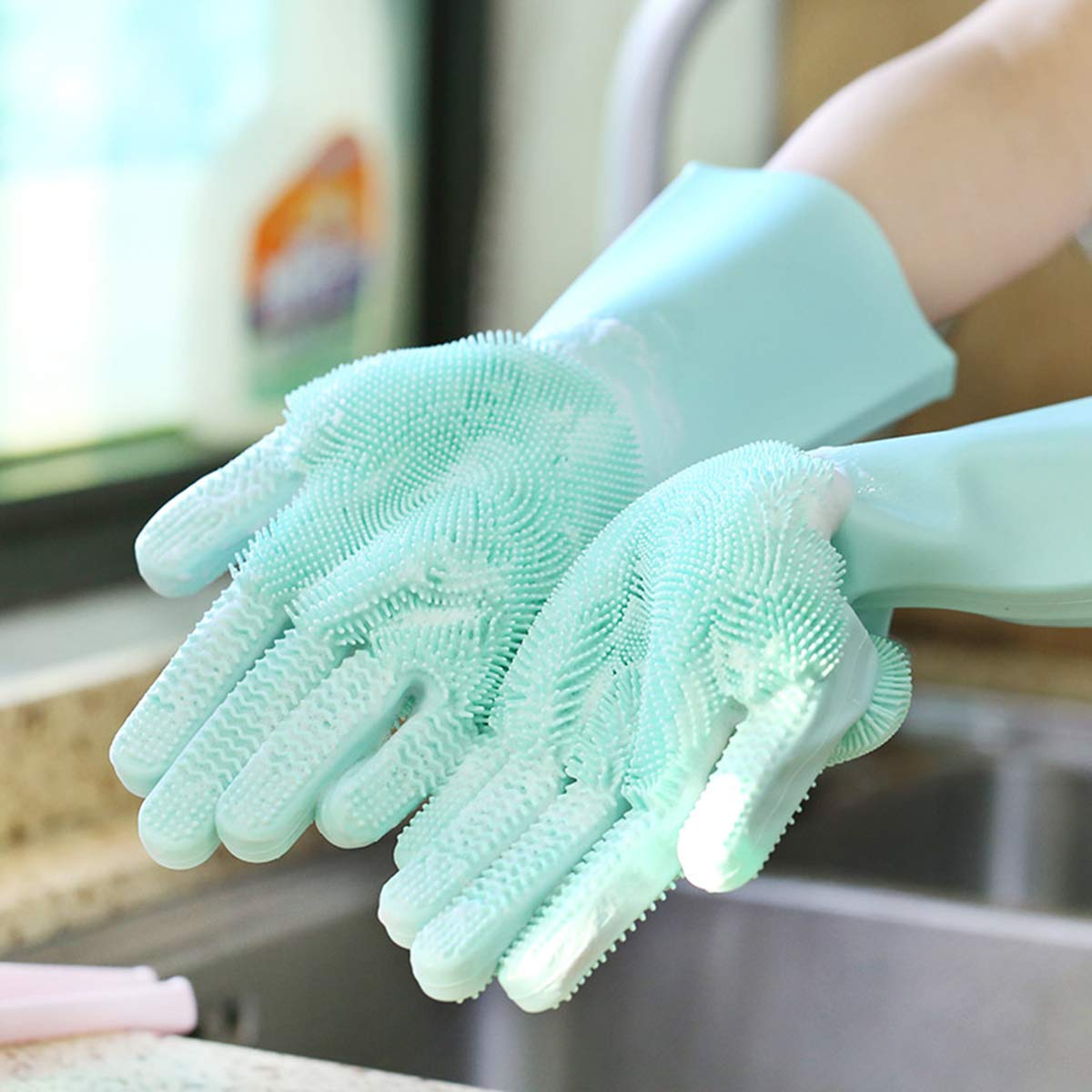 Waagemann HYPER Borsten Reinigungs-Handschuhe