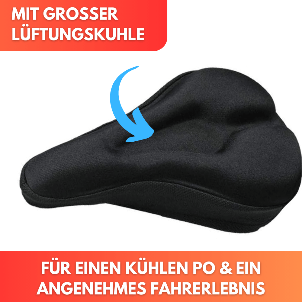 polsterung für fahrradsattel WAAGEMANN PREMIUM 3D Silikon-Gel Sattelpolsterung – Waagemann