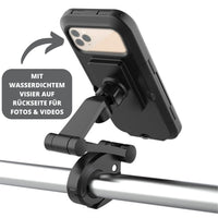 Wasserdichte Premium Handyhalterung für Fahrrad, E-Scooter & Roller - Waagemann