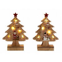 Weihnachtsbaum aus Holz mit LED - Waagemann